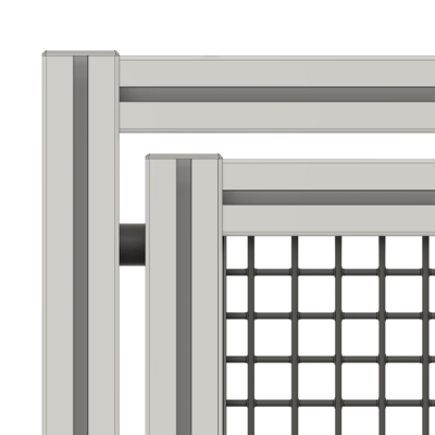 52-420-1 MODULAR SOLUTIONS DOOR PART<br>25MM X 15MM RUBBER DOOR STOP M6 STUD